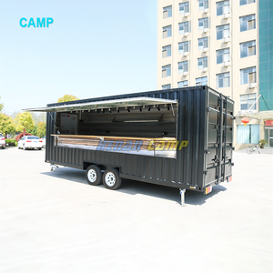 CAMP contenedor bar 20 pies contenedor restaurante con Cocina Comida camión remolque totalmente equipado café Coche - Product Image 3