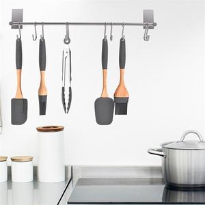 ชุดอุปกรณ์ทำขนม6ชิ้น,ไม้บีช & ซิลิโคนสำหรับทำอาหาร/ขนมพาย/ไม้พาย/ช้อน/ไข่ปัด/แปรงน้ำมัน - Product Image 5