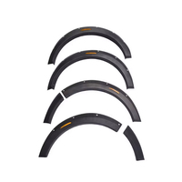 Élargisseurs d'ailes en ABS pour Toyota Hiace 2005-2019 Van, extensions de passage de roue larges, accessoires extérieurs, kit de garde-boue de voiture