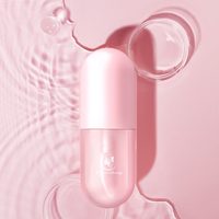 Offre Spéciale marque privée fruit rose brillant lèvres plus dodu brillant huile transparente personnalisée vitamine E vegan huile de verre à lèvres hydratante