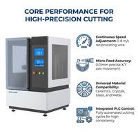 Machine de découpe au fil diamanté entièrement automatique pour la découpe de précision de plaquettes semi-conductrices et de saphirs
