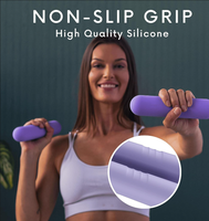 Accessoires de Pilates, Fitness à domicile, Yoga, Musculation, Marche, Gym, Haltères, Poids libres, Haltères en silicone pour femmes