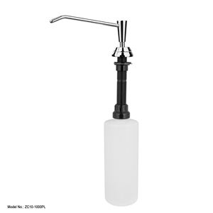 Dispenser di Sapone Liquido per Lavello - Erogatore Cromato per Piano di Lavoro e Area Lavello in Cucina - Product Image 1