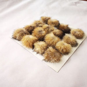 <span class=keywords><strong>Pompon</strong></span> 8 cm vero procione cane pelliccia pom palline - Product Image 6