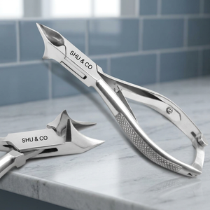 Stainless Steel Professional Ingrown Toe Nail Moon Shape Cutter <b>Clippers</b> Pliers with Leaf Spring Beauty Instruments by Shu & Co - Product Image 3