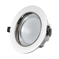 Éclairage intérieur AC85-265V, plafonnier LED SMD anti-éblouissement, rond, carré, en aluminium, encastré, pour chambre à coucher, salon