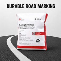 Peinture thermoplastique pour marquage routier TATU II, revêtement pour lignes routières à fusion à chaud, pour marquage routier sur autoroute et dans les rues.