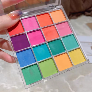 Disco de 16 colores con degradado arcoíris, polvo de mezcla degradado de alta saturación y larga duración, efecto degradado, uñas creativas - Product Image 3