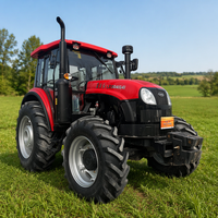 Tracteur neuf 4x4, tracteurs LX904 90 CV, machines agricoles de haute qualité, tracteurs agricoles à roues remis à neuf