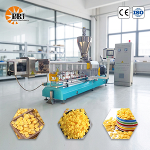 Machine extrudeuse à double vis pour la fabrication de céréales de petit-déjeuner (<span class=keywords><strong>cornflakes</strong></span>), usine de production de <span class=keywords><strong>cornflakes</strong></span> et de céréales soufflées - Product Image 1