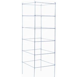 Cage de Support en métal galvanisé de 2 m, Cage pour plantes, tomate de 48 pouces, avec 3/4 anneaux - Product Image 4