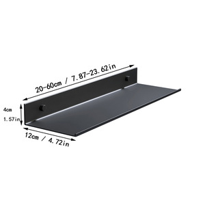 Jessette Space Aluminum Tray Bathroom Storage Rack Wall Organizer <b>Dressing</b> <b>Table</b> Organizer Bathroom Shelf - Product Image 2