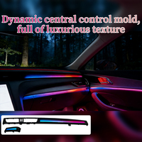 Kit d'éclairage d'ambiance intérieur de voiture à 25 LED compatible avec Hongqi H6 2023-2025 12V, synchronisation musicale dynamique, console centrale, sans perçage