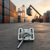 Pièces de fixation de conteneurs de haute qualité, Twistlock en acier forgé manuel à grande base, à vendre