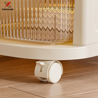 Chariot de Rangement Multi-niveaux XinHang pour Objets Divers, Chariot de Rangement à Tiroirs de Style Cabinet Domestique, Desserte de Service avec Roues Universelles