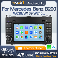 Autoradio Android 13 STWEI pour Mercedes Benz B200 W245 W169 W639, lecteur multimédia vidéo, navigation, CarPlay automatique, WiFi