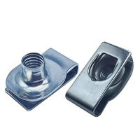 Q312 B Type Zinc-Plaqué U Type Clips avec Filetage M4 M5 M6 M8 M10 Reed Écrou Feuille Ressort Écrous pour Voiture Moto