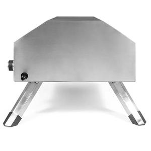 <span class=keywords><strong>Four</strong></span> <span class=keywords><strong>à</strong></span> pizza électrique italien en acier inoxydable, 12 pouces, <span class=keywords><strong>à</strong></span> rotation, dôme naturel, portable, brûleur <span class=keywords><strong>à</strong></span> pierre extérieur, pour boulangerie - Product Image 4