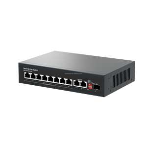 Hot Sale Built-in Power Supply Unmanaged 10 10/100/1000M Network Ports + 1 1000M SFP <b>Optical</b> Port AI POE Switch - Product Image 1