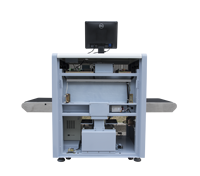 Système de contrôle de sécurité des bagages par scanner à rayons X SECU SCAN, inspection des sacs à main, résolution de fil de 40 AWG, pénétration en acier de 34 mm