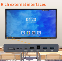 Tableau blanc interactif intelligent 4K UHD de 55 à 110 pouces pour salle de classe et réunions, OEM ODM