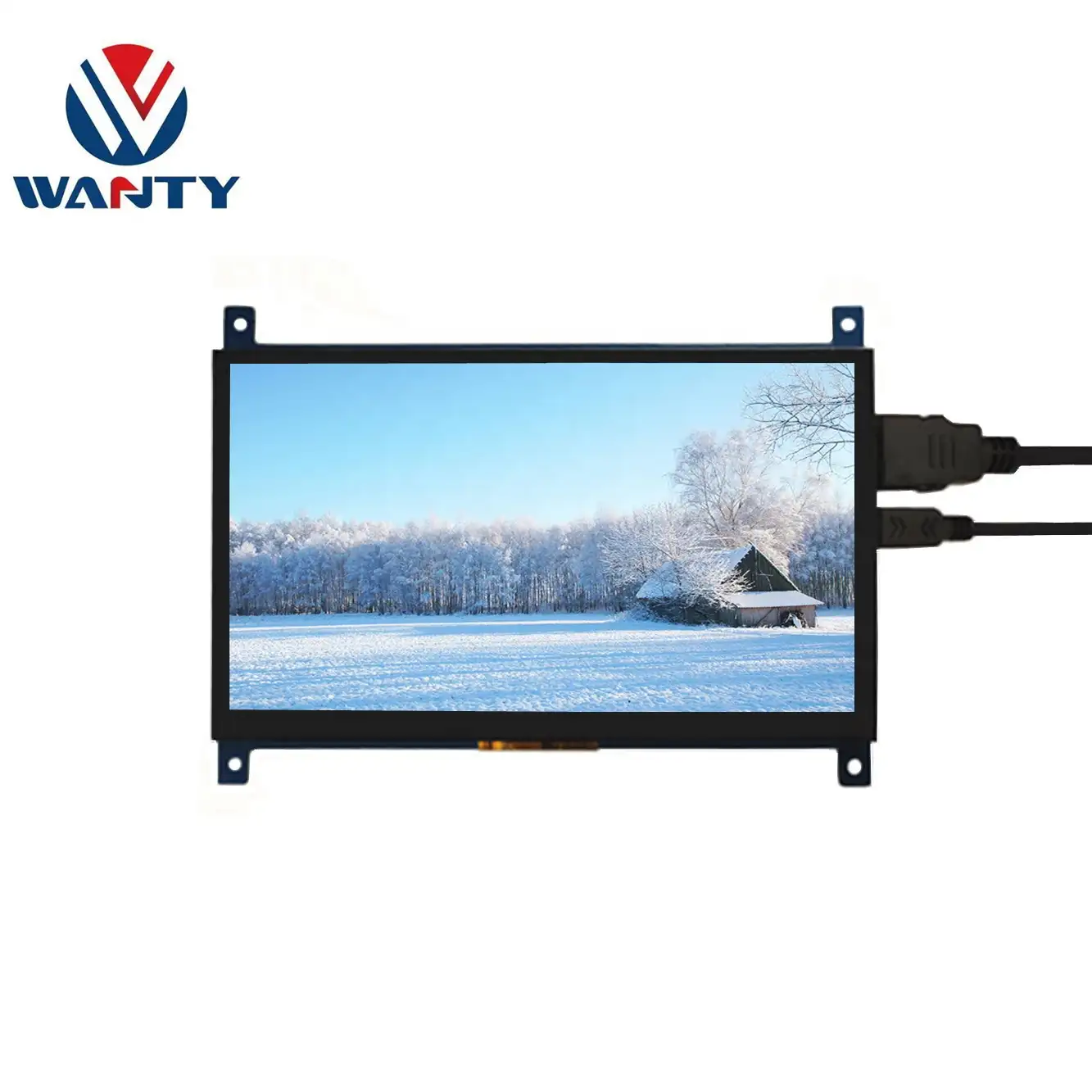 WANTY 7 дюймов 1024x600 TFT ЖК-панель IPS емкостный сенсорный экран USB сенсорный экран сенсорный монитор сердечного ритма Raspberry Pi 3 дисплея