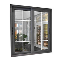 Fenêtre coulissante à double vitrage insonorisée et isolante pour hôtel et cuisine, fenêtre coulissante en aluminium
