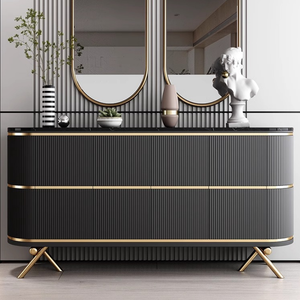 Aparador de Comedor de Lujo Ligero Directo de Fábrica, Mueble de Almacenamiento Moderno para Sala de Estar, Muebles para el Hogar de Alta Gama - Product Image 1