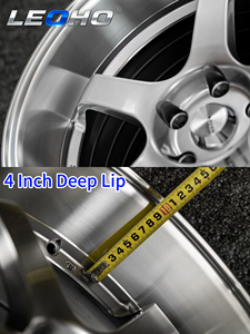 Rines LEOHO JDM Flow Formed de 15 16 17 18 Pulgadas 4x100 5x114.3 5X100 de Aleación para Autos GT R, para Civic, <span class=keywords><strong>Nissan</strong></span> 350Z, 370Z, <span class=keywords><strong>Supra</strong></span>, Subaru WRX - Product Image 4
