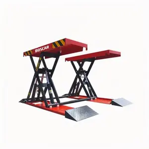 Workshop Scissor Lift 1.4m 4000kg Mobile Scissor Car Lift Movable Scissor Lift Platform For Car