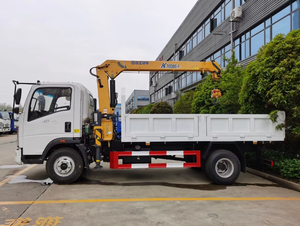 HOWO รถบรรทุกยุโรป4x2ติดเครนประสิทธิภาพสูงรถบรรทุกขนของปั้นจั่น3.<span class=keywords><strong>2</strong></span>ตัน - Product Image 6