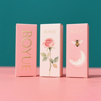 Boîtes d'emballage cosmétiques gaufrées colorées pour rouge à lèvres, vernis à ongles, huile, shampoing - Boîtes cadeaux durables en carton recyclé