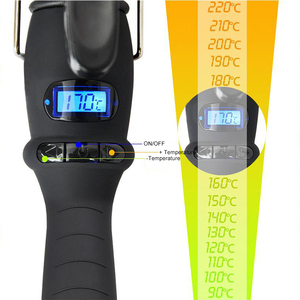 Fer à friser professionnel à succès avec écran LCD, lisse, automatique, rouleaux chauffants, clips, cheveux bouclés librement, design rotatif - Product Image 2