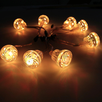 SHIJI 45mm 14 LED AC24V RGB Automatique IP65 1-16 Programmes Cabochon Lumières ponctuelles pour manèges de fête foraine Garantie 2 ans