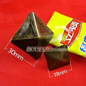 Square Pyramidal Nail 3cm Antique Bronze Decorative Furniture Hardware Durable - Product Image 5