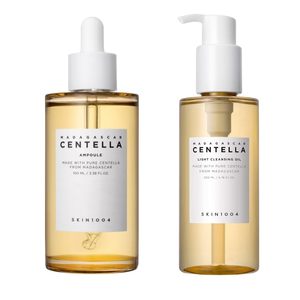 SKIN1004 Madagascar Centella Ampoule 100ml Olio Detergente Leggero 200ml Set Cura del Viso Pelle Sensibile Nutriente - Product Image 1