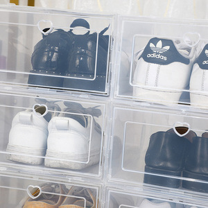 명확한 쌓을 수있는 신발 정리 신발 보관 상자 아래 침대 서랍 신발 상자 주최자 여성용 - Product Image 4