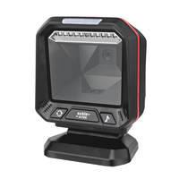 Lecteur de codes-barres omnidirectionnel CMOS 1D et 2D, lecteur de bureau mains libres, vitesse de numérisation élevée AK-9608H