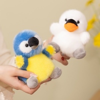 Porte-clés en peluche douce de 13 cm, format paume, avec sac à billes à l'intérieur, pour la décoration de sacs à dos d'enfants, cadeau, faible MOQ