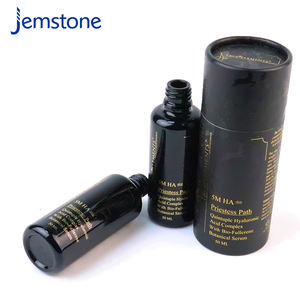 Boîtes artisanales recyclables OEM ODM pour flacons d'huiles essentielles et de parfums, emballage cylindrique cosmétique avec estampage UV or - Product Image 4