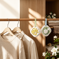 Pierre Diffuseur Aroma Plâtre Microporeux Naturel Relief Floral 3D Pendentif Parfumé Armoire