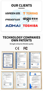 Enchufe de Corriente Cubo 5 en 1 Estándar Europeo con 3 Puertos USB, 4 Tomas de Corriente, Interruptor de Pared de 16A, Certificado CE ROHS Estándar Alemán - Product Image 5