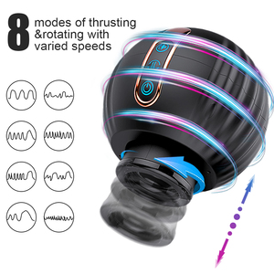 Masturbatore Automatico Rotante ALWUP, Coppa per Masturbazione <span class=keywords><strong>Maschile</strong></span>, Vibratore per Adulti, Giocattoli Sessuali per Uomini - Product Image 3
