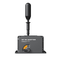 Levier de vitesses PXN SF SH 7+R en métal CNC avec double capteur à effet Hall et mécanisme à ressort-bille, compatible pour le simulateur de course