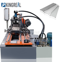 Machine de profilage de plafond en aluminium en forme de H, ligne de production de plafond linéaire en métal S300, riche expérience de projet