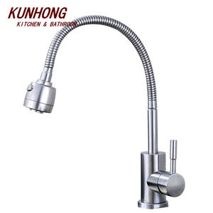 Commercial Torneira De Cozinha Hot and Cold Water Tap 360 Swivel Flexible <strong>Spray</strong> SUS304 Universal Kitchen Sink Faucet - Product Image 1