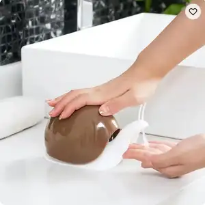 Snail Shape Liquid Soap Dispenser Portable Cartoon Soap Storage Box Shower Shampoo Dispenser Bottles Bathroom Accessories