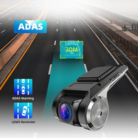 Caméra de tableau de bord avant 1080p Coview Metal Adas pour assistance à la conduite 120 °   Caméra de tableau de bord grand angle pour voiture, boîte noire universelle