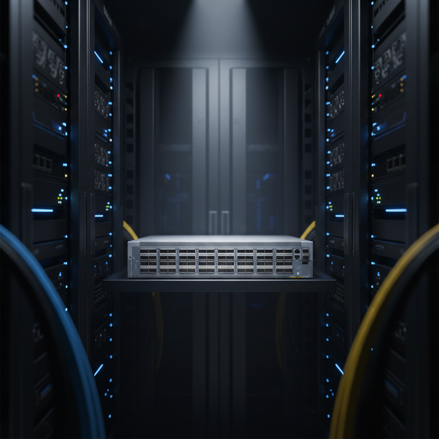 QFX5210-64C-AFO2 Ethernet Switch 100GbE Layer 3 Managed 64 Port QSFP28 12.8Tbps Data Center High Performance Switching