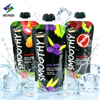 Sachet Doypack personnalisé de qualité alimentaire avec bec verseur pour recharges de gelée, liqueur, vodka, whisky et autres boissons